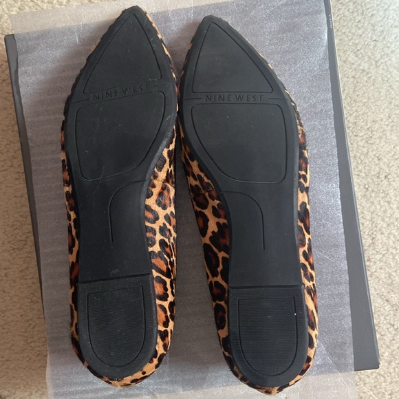 Nine West Cowed Leopard Print Flats - Picture 3 of 11